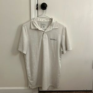 White Nobull Polo golf shirt